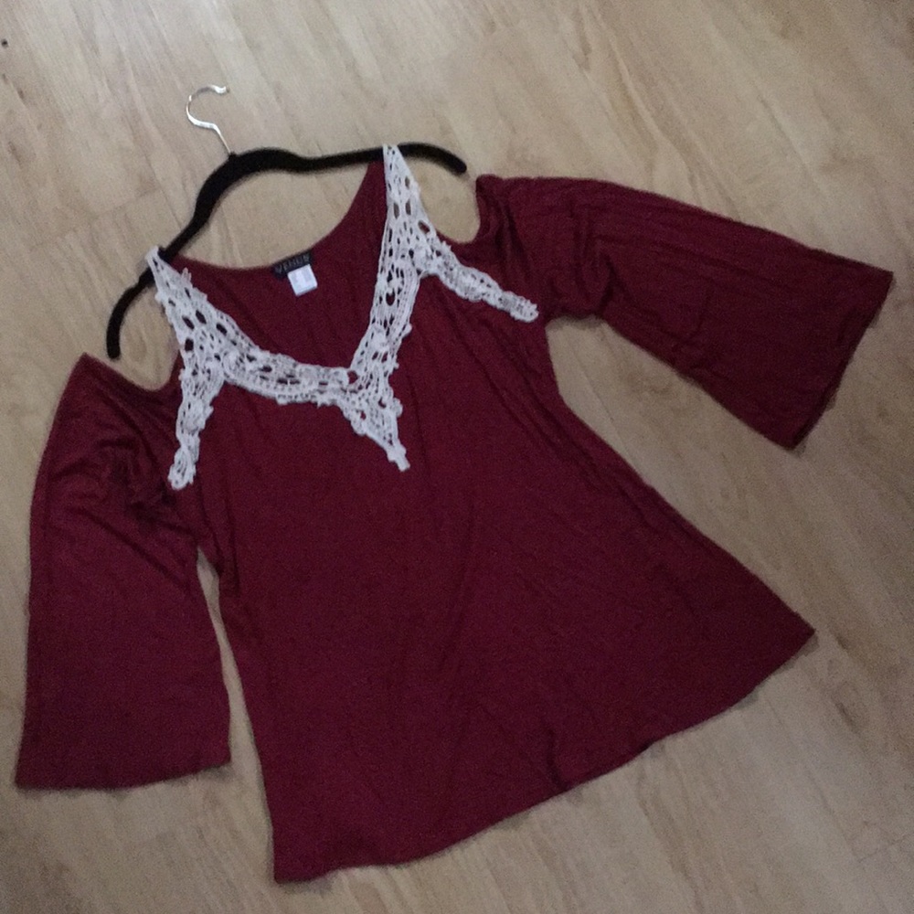 Cold- Shoulder Blouse by Venus